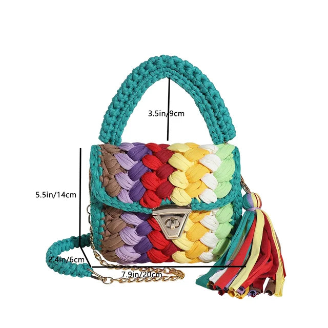 Crochet Rainbow - Colorful Handbags