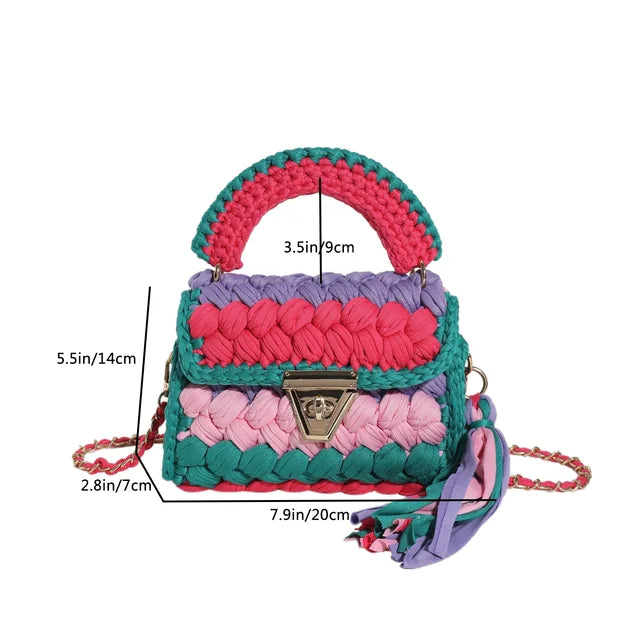 Crochet Rainbow - Colorful Handbags