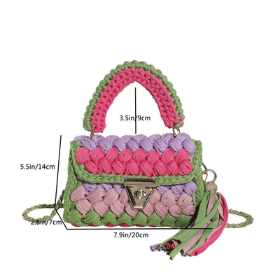 Crochet Rainbow - Colorful Handbags