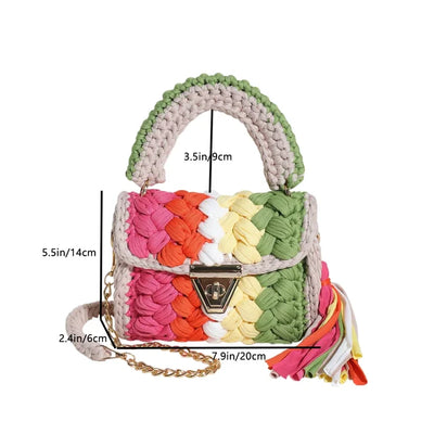 Crochet Rainbow - Colorful Handbags