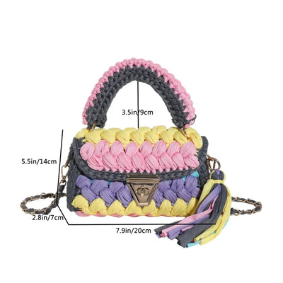 Crochet Rainbow - Colorful Handbags