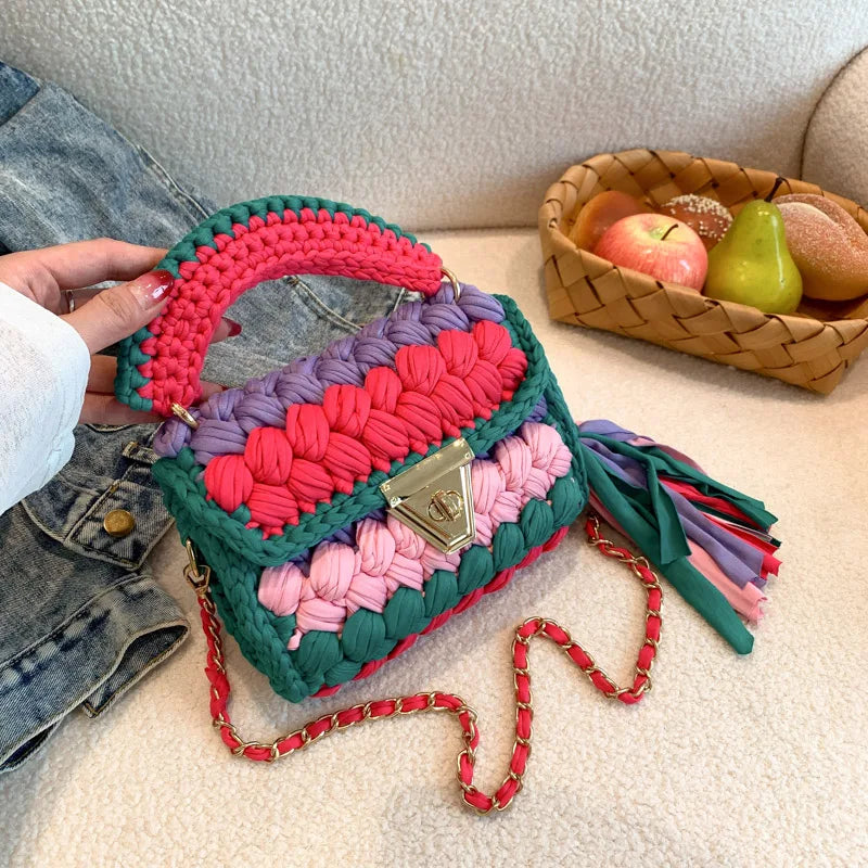 Crochet Rainbow - Colorful Handbags