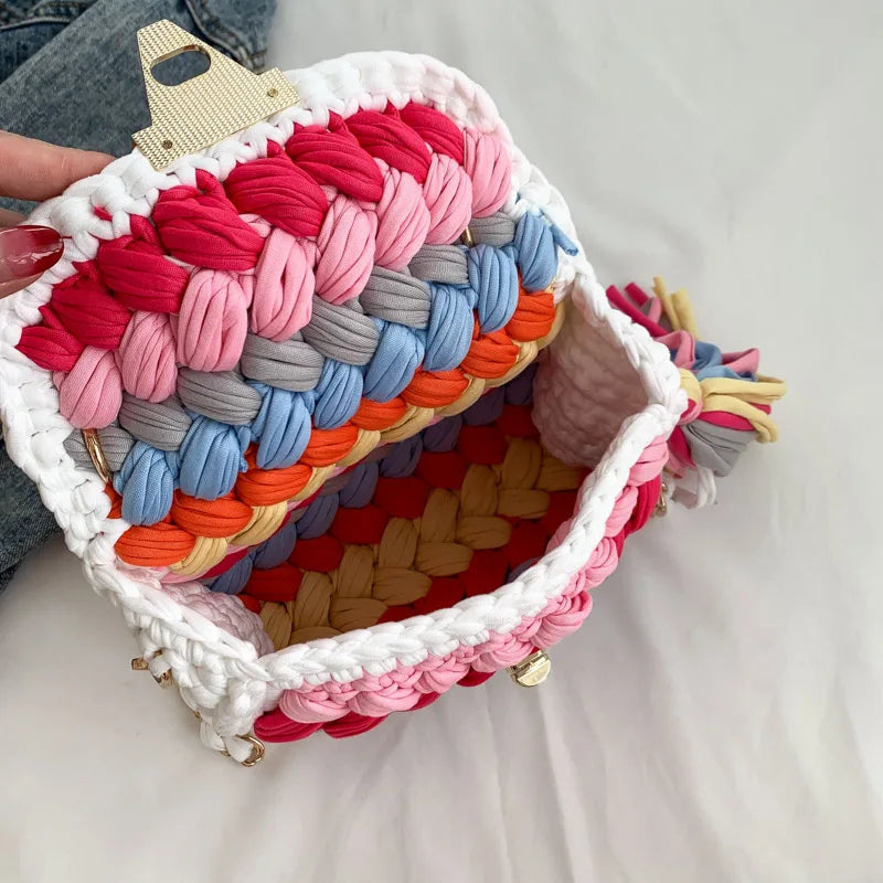 Crochet Rainbow - Colorful Handbags