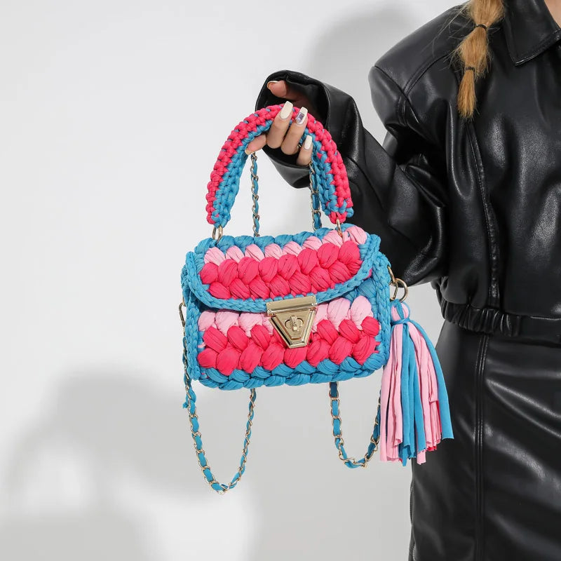 Crochet Rainbow - Colorful Handbags