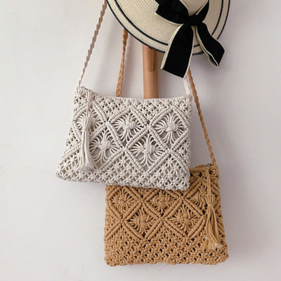 Gwen Woven Shoulder Bag | Stylish & Boho Summer Handbag for Women