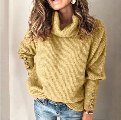 Tila™ | Women's Knitted Turtleneck Winter Pullover