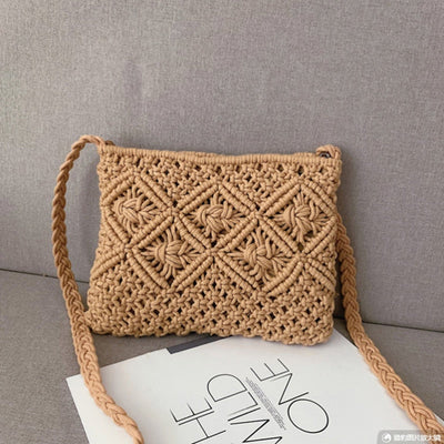 Gwen Woven Shoulder Bag | Stylish & Boho Summer Handbag for Women