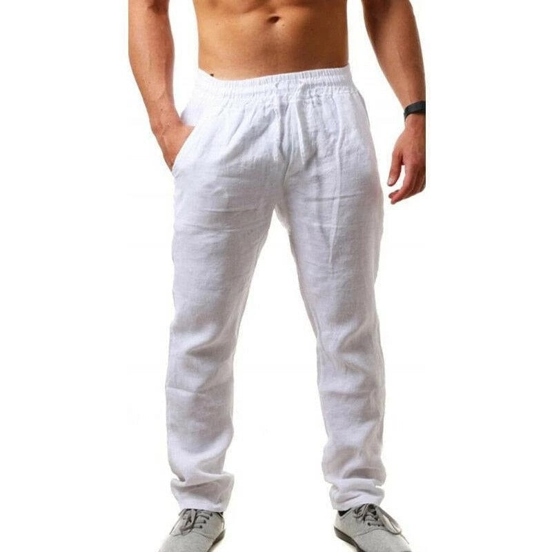 Jorian™ Linen Pants | Lightweight & Stylish Summer Trousers with Elastic Waistband