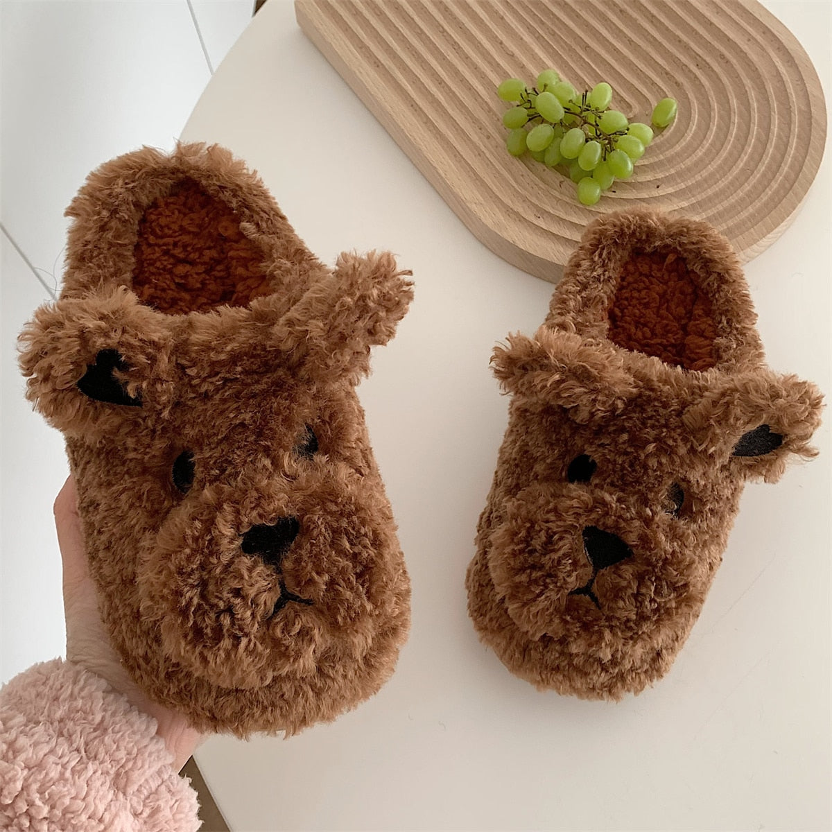 Fluffy Animal Slippers | The Cutest Winter Slippers