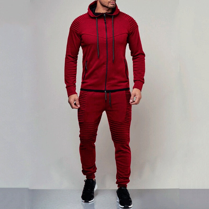 LoungeFlex Tracksuit | Stylish Slim-Fit Hoodie and Jogger Set