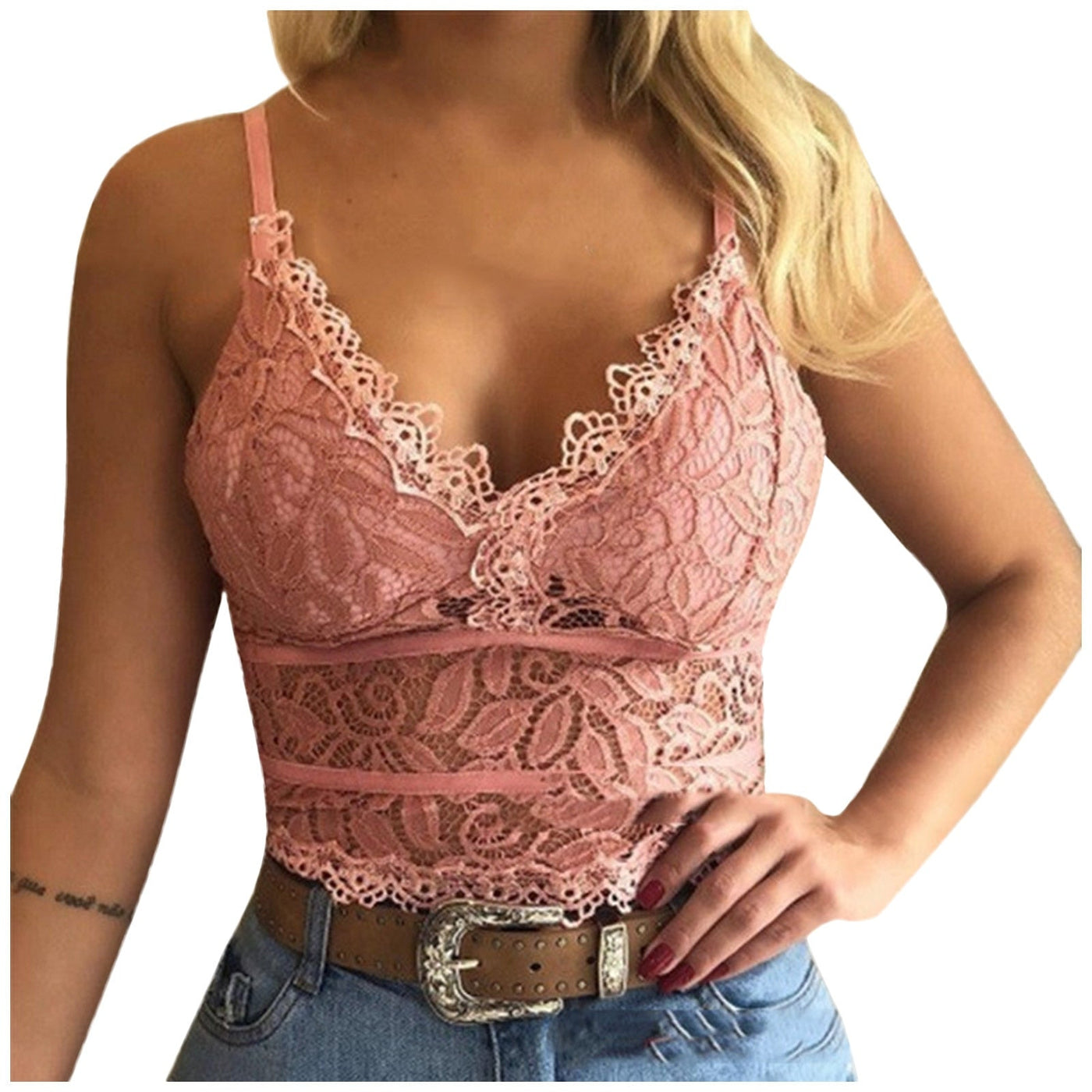 Mara Lace Bralette Cropped Top | A Stylish & Sexy Summer Top