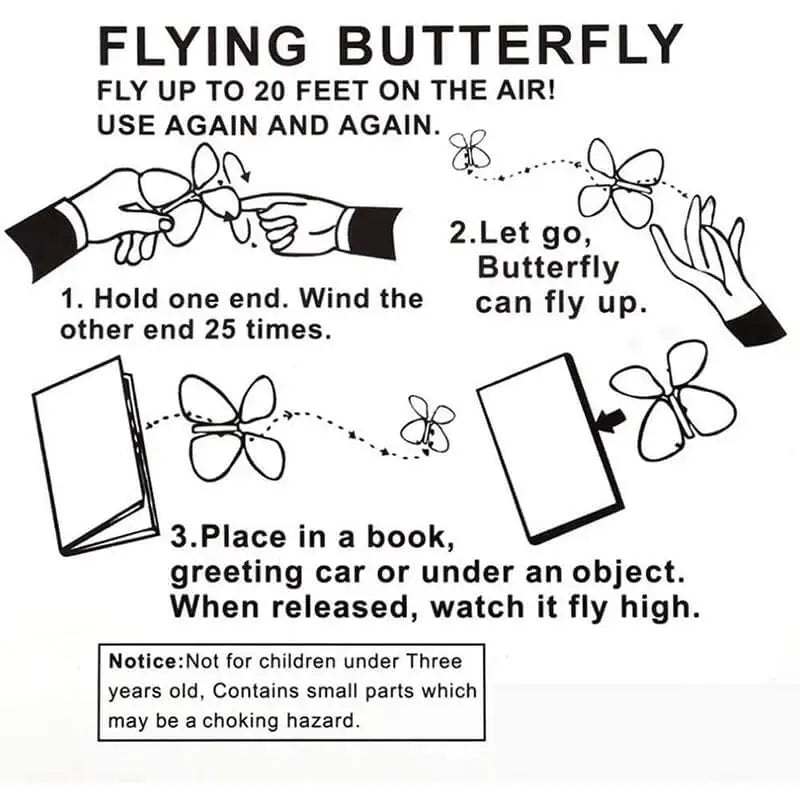 Magic Flying Butterflies | Surprise Gift for Cards and Books