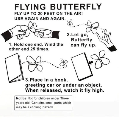 Magic Flying Butterflies | Surprise Gift for Cards and Books