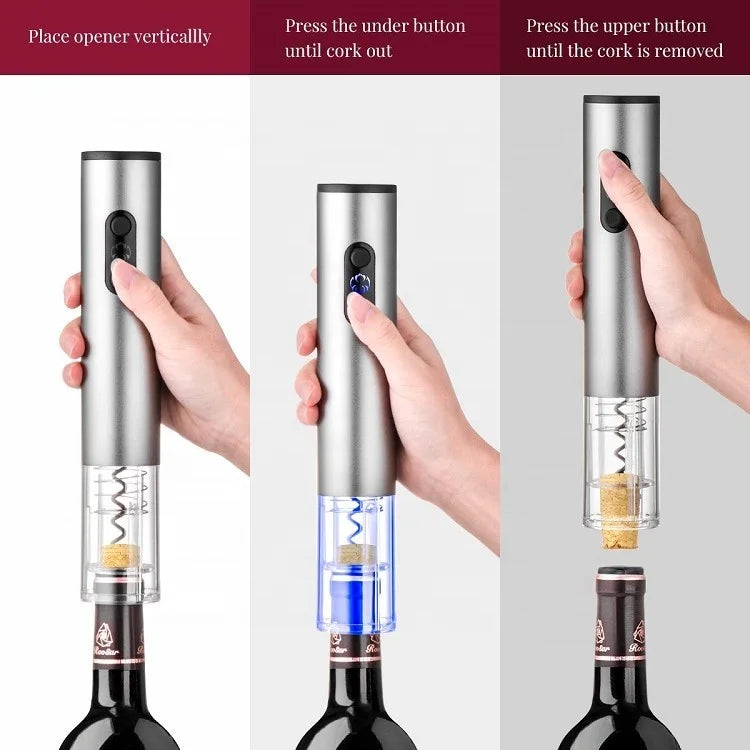 WineWizard Electric Corkscrew | Effortless Wine Opener for Every Occasion