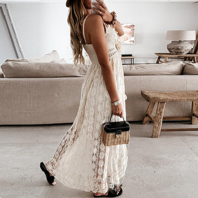 Mara Lace Maxi Dress | Elegant & Chic Summer Dress for Special Occasions