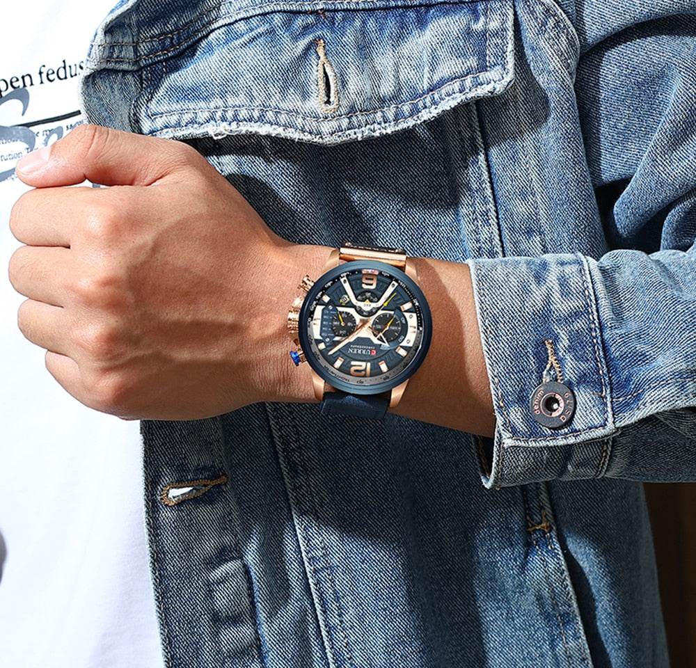 Curren Casual Watch | Stylish & Timeless Water Resistant Timepiece for Men