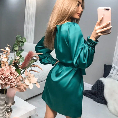 Sandra Satin Dress | Classic & Chic Satin Dress