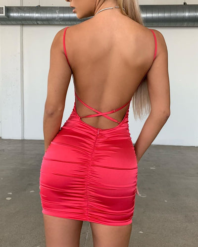 Jutta Backless Bodycon Dress