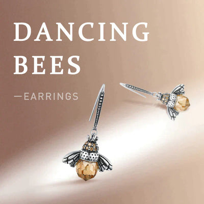 Queen Bee Drop Earrings | Elegant Statement Earrings