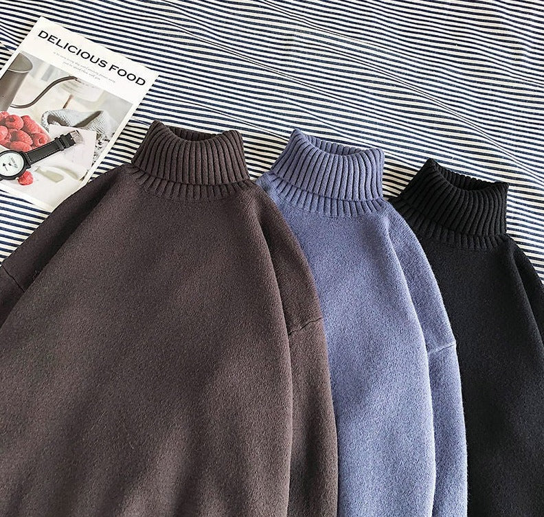 Men's Turtleneck Sweater | Warm & Stylish Knitwear