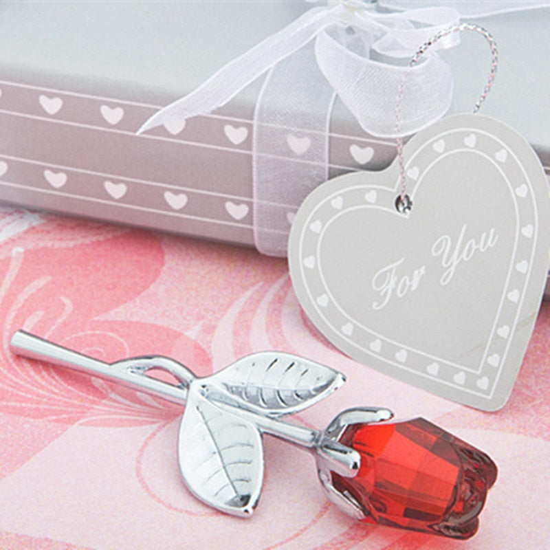 Valentine Gift for Her | Elegant Glass Rose with Beautiful Gift Box