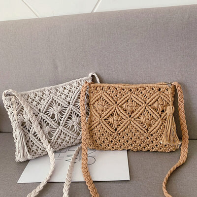 Gwen Woven Shoulder Bag | Stylish & Boho Summer Handbag for Women