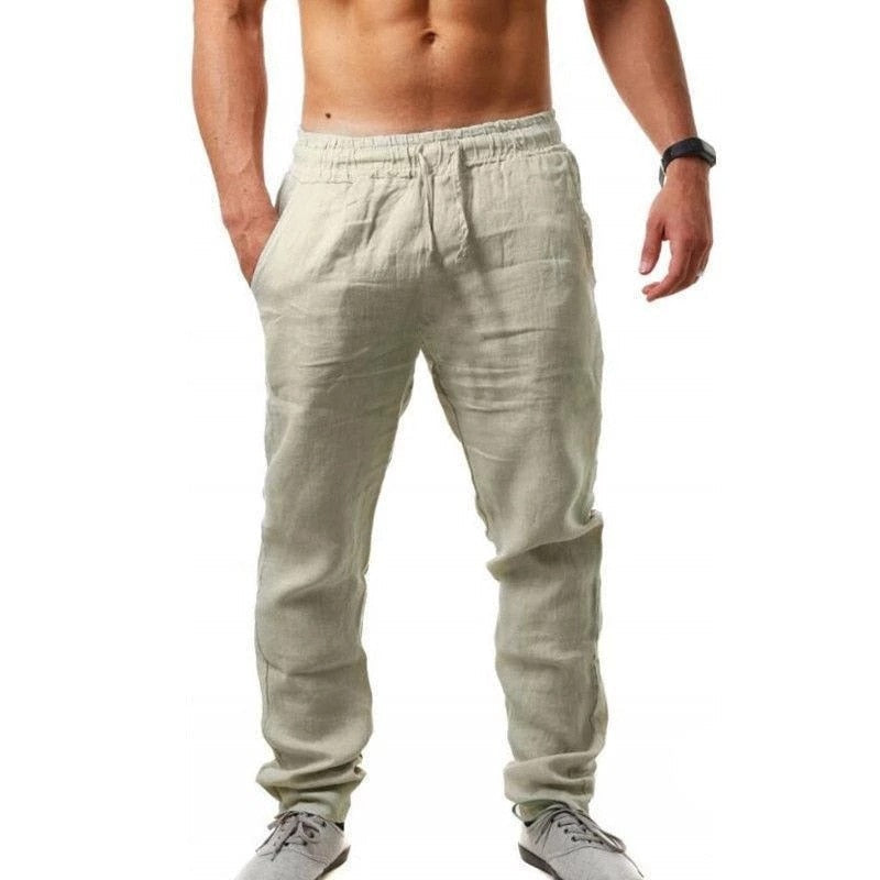 Jorian™ Linen Pants | Lightweight & Stylish Summer Trousers with Elastic Waistband