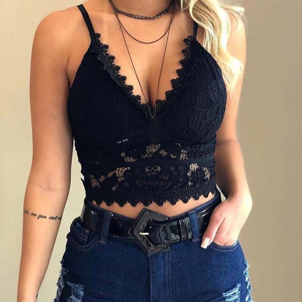 Mara Lace Bralette Cropped Top | A Stylish & Sexy Summer Top