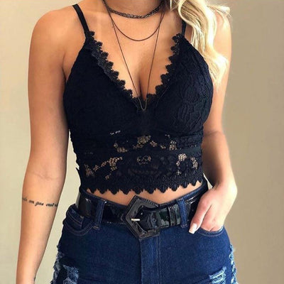 Mara Lace Bralette Cropped Top | A Stylish & Sexy Summer Top