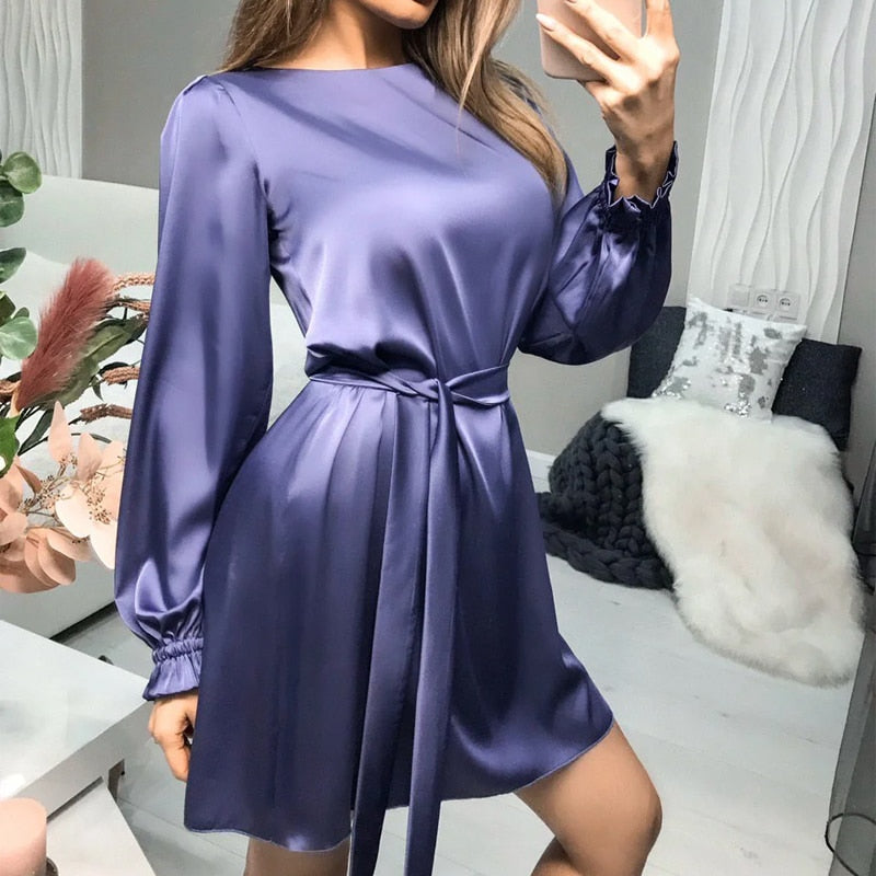 Sandra Satin Dress | Classic & Chic Satin Dress