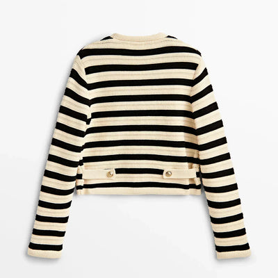 Vanessa | Cozy Striped Cardigan for Everyday Comfort and Style