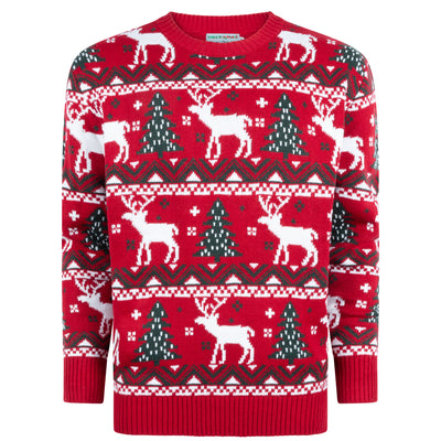 Cozy Red Christmas Sweater | Perfect for Men & Women