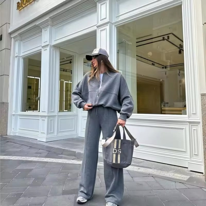 Quin™ Comfy Tracksuit | Cozy Two-Piece Set with Jacket and Track Pants