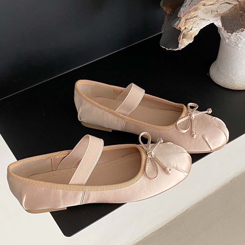 Ladies Butterfly Knot Flats - Trendy and Comfy!