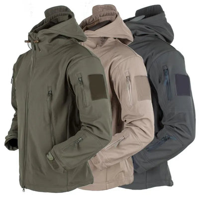 Tactical Outdoor Jacket | Durable & Weatherproof with Hooded Design