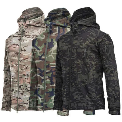 Tactical Outdoor Jacket | Durable & Weatherproof with Hooded Design