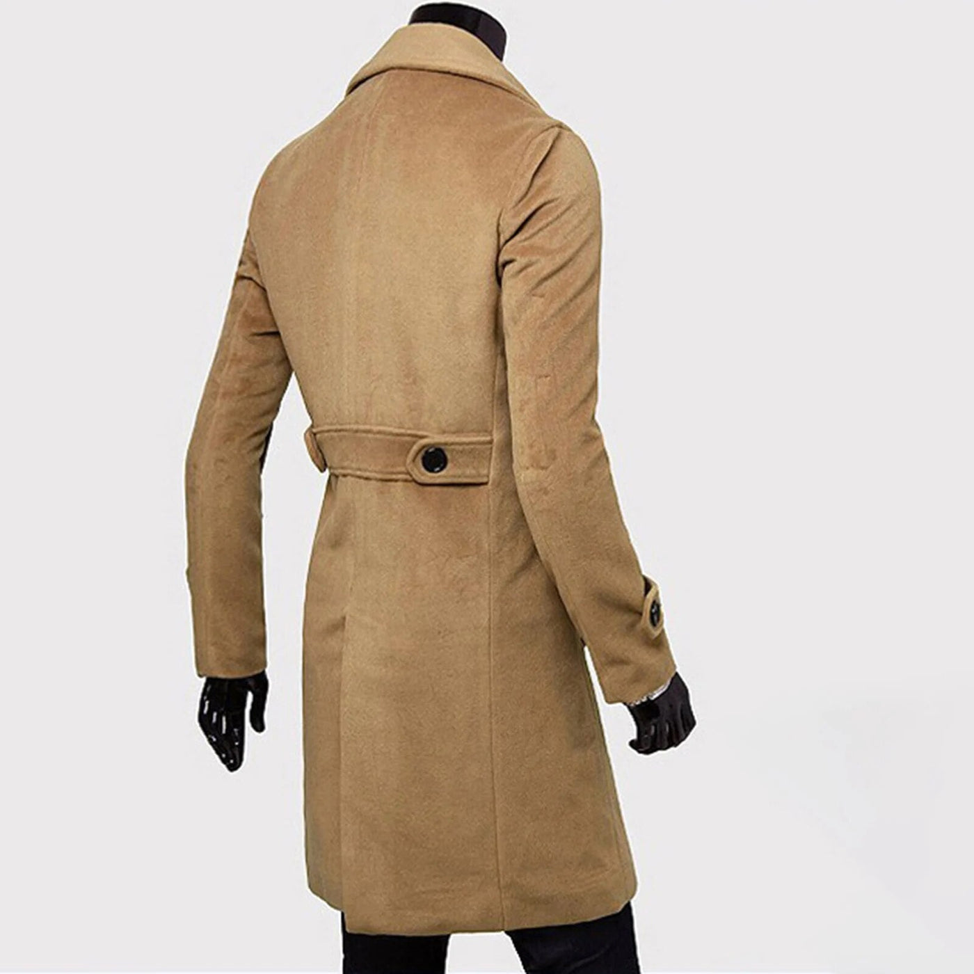 British Trench Coat | Classic Double-Breasted Coat with Tailored Fit