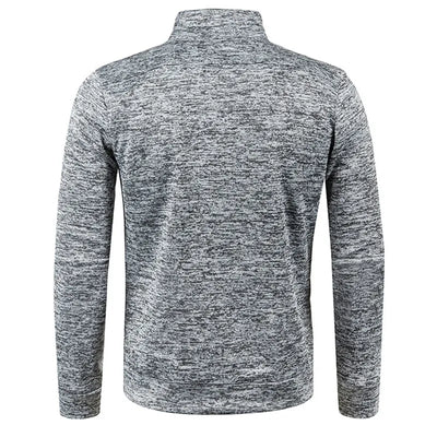 Men’s Turtleneck Sweater with Zipper | Versatile & Stylish Half-Zip Design