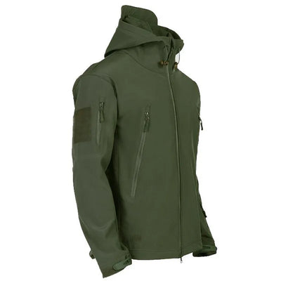 Tactical Outdoor Jacket | Durable & Weatherproof with Hooded Design