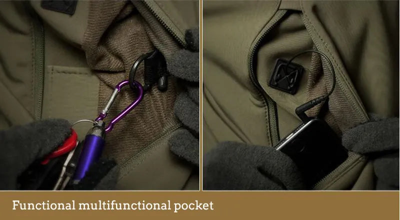 Tactical Outdoor Jacket | Durable & Weatherproof with Hooded Design