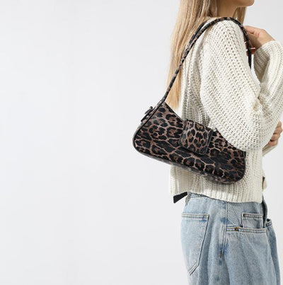 Mayar™ Leopard Print Shoulder Bag