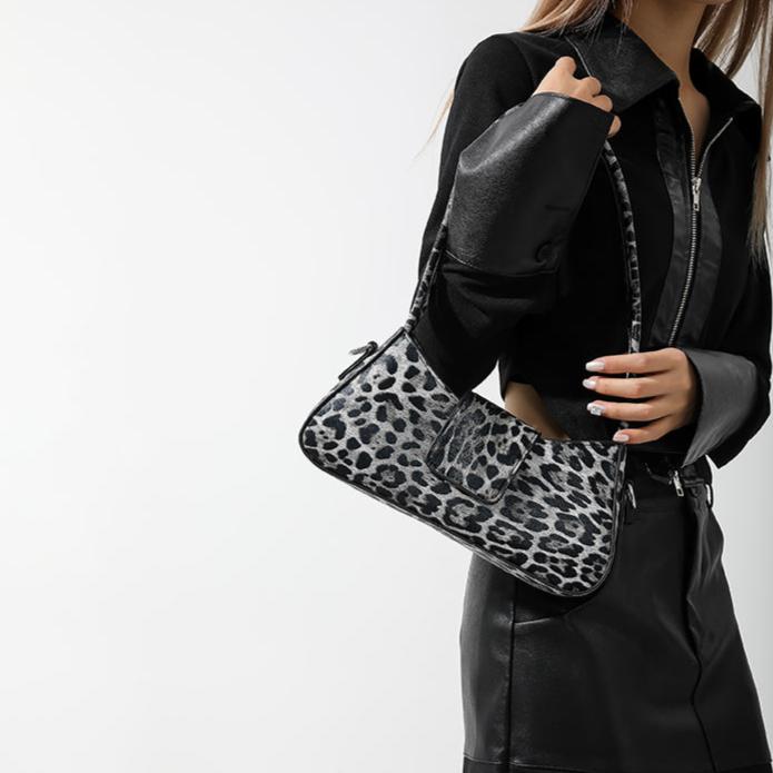 Mayar™ Leopard Print Shoulder Bag