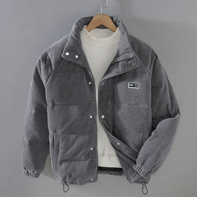 Moose - Casual Corduroy Jacket for Men | Loose-Fit Padded Jacket