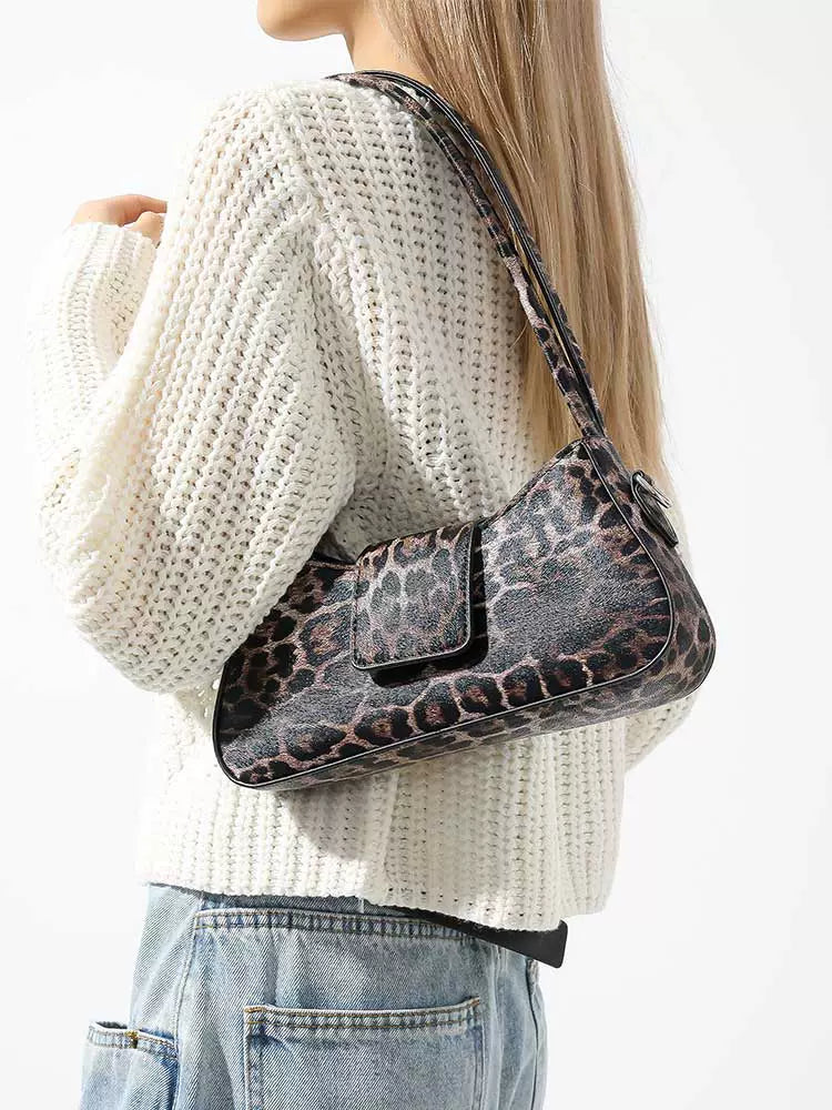 Mayar™ Leopard Print Shoulder Bag