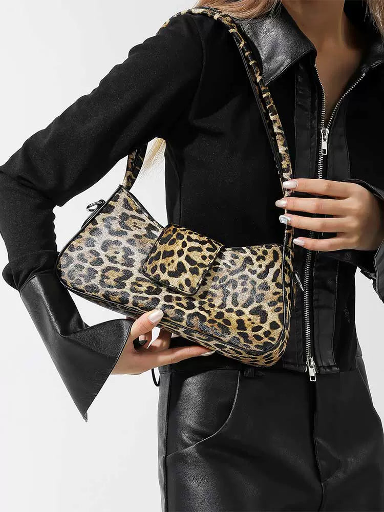 Mayar™ Leopard Print Shoulder Bag