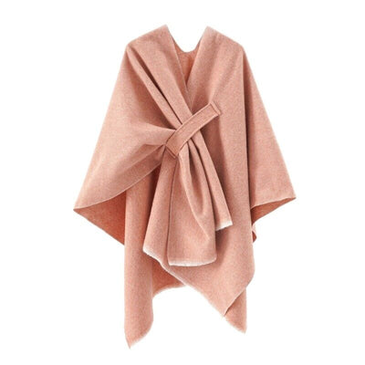 Mia Cashmere Poncho | Retro & Stylish Shawl Cloak for Women