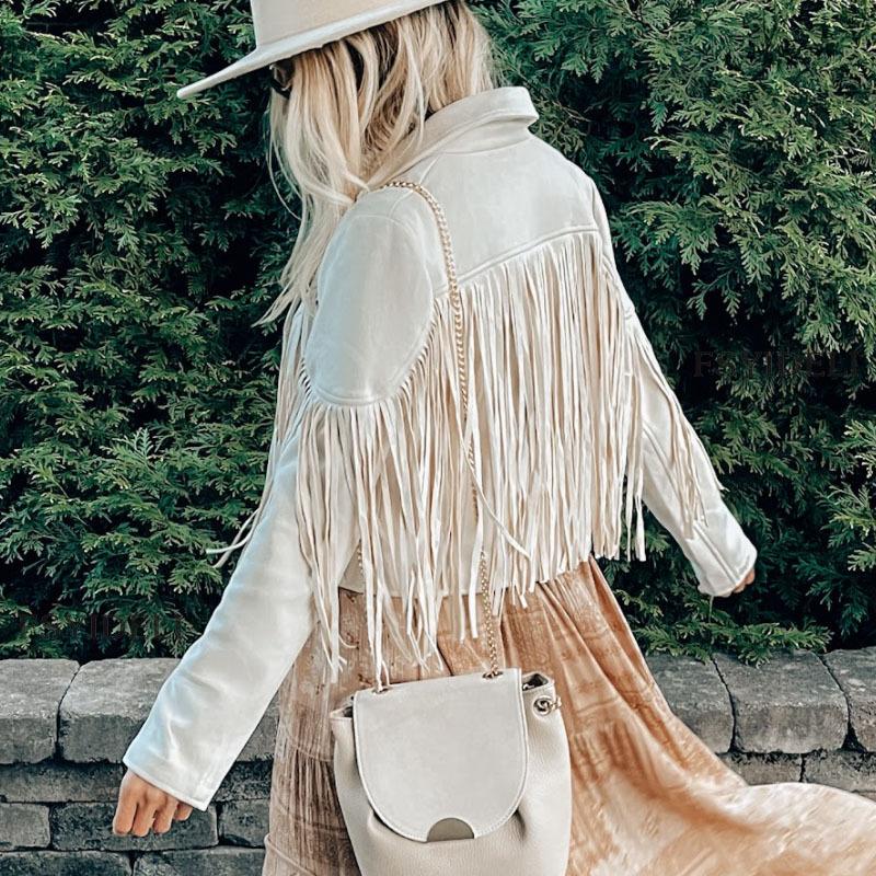 Rosy Western Fringe Jacket | Unique Details for a Bold, Standout Look