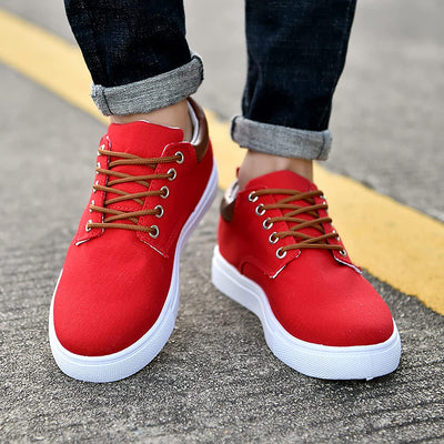 David™ Canvas Sneakers | Stylish Men's Sneakers with White Sole