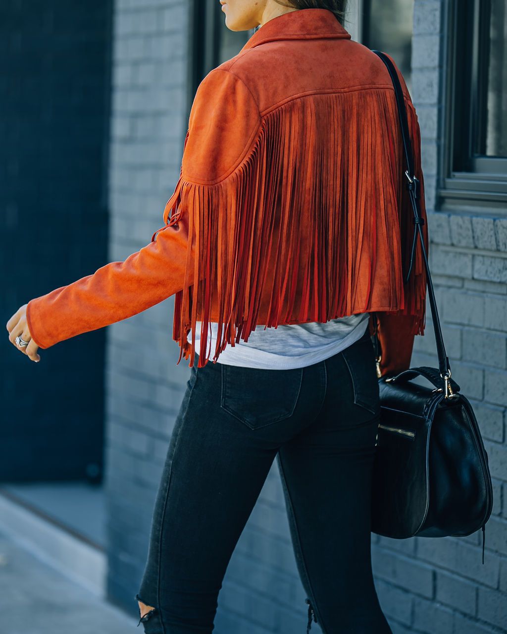 Rosy Western Fringe Jacket | Unique Details for a Bold, Standout Look