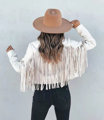 Rosy Western Fringe Jacket | Unique Details for a Bold, Standout Look